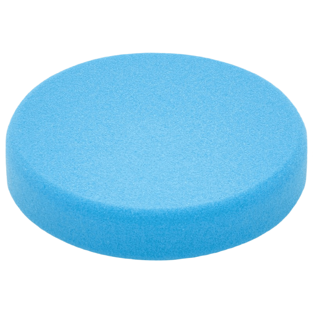 Blue medium-fine polishing sponge for woodworking and finishing tools in under $50 and Festool collections