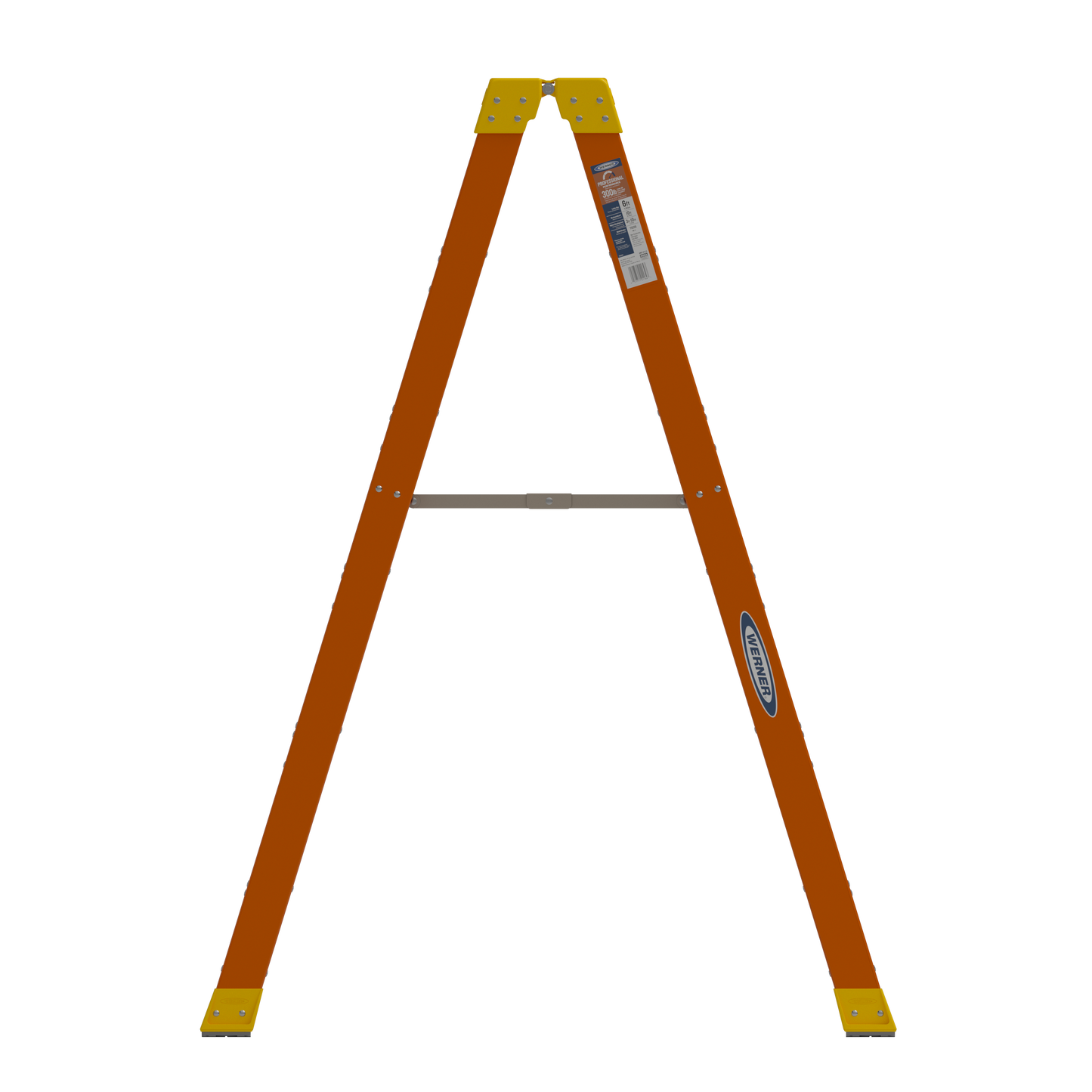 Werner 6 ft. Twin Step Fiberglass Step Ladder