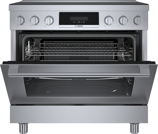 800 Series, Induction freestanding range, 36'', Stainless Steel