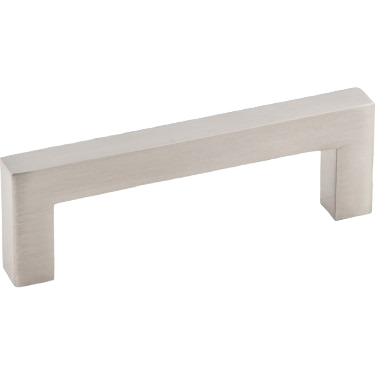 Polished satin nickel 3-inch square cabinet pull for furniture hardware and home improvement projects under $50 collection