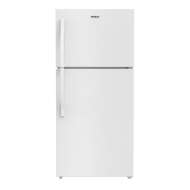 White top freezer refrigerator with total coverage cooling and flexible deli drawer in kitchen appliances collection