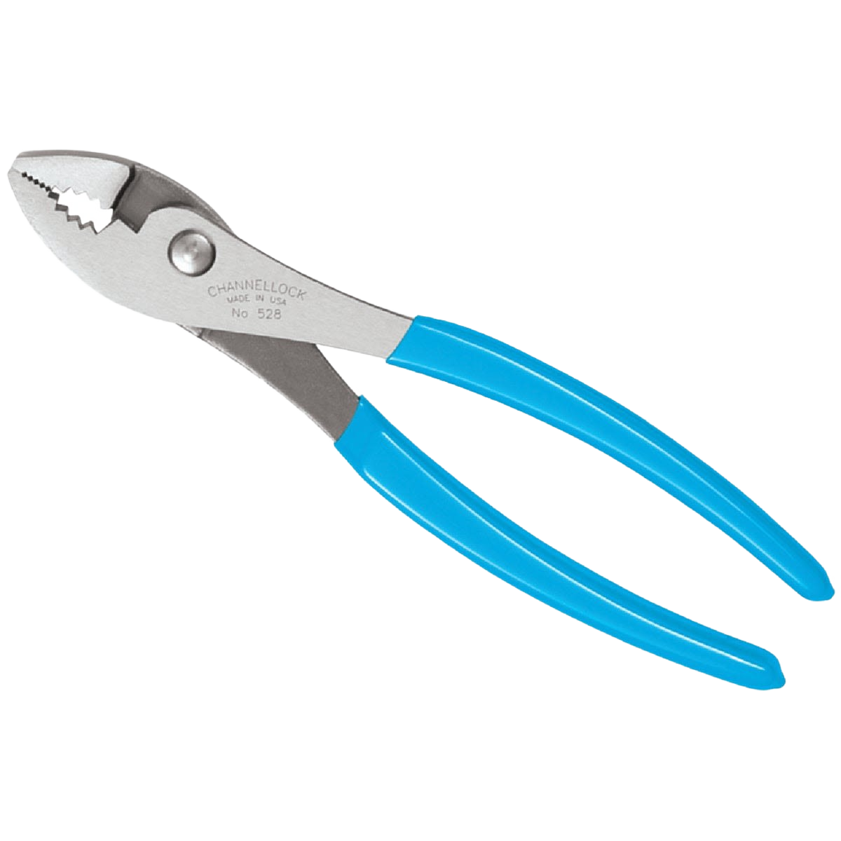 Slip joint pliers with blue handles designed for versatile gripping and cutting in tools and home improvement projects