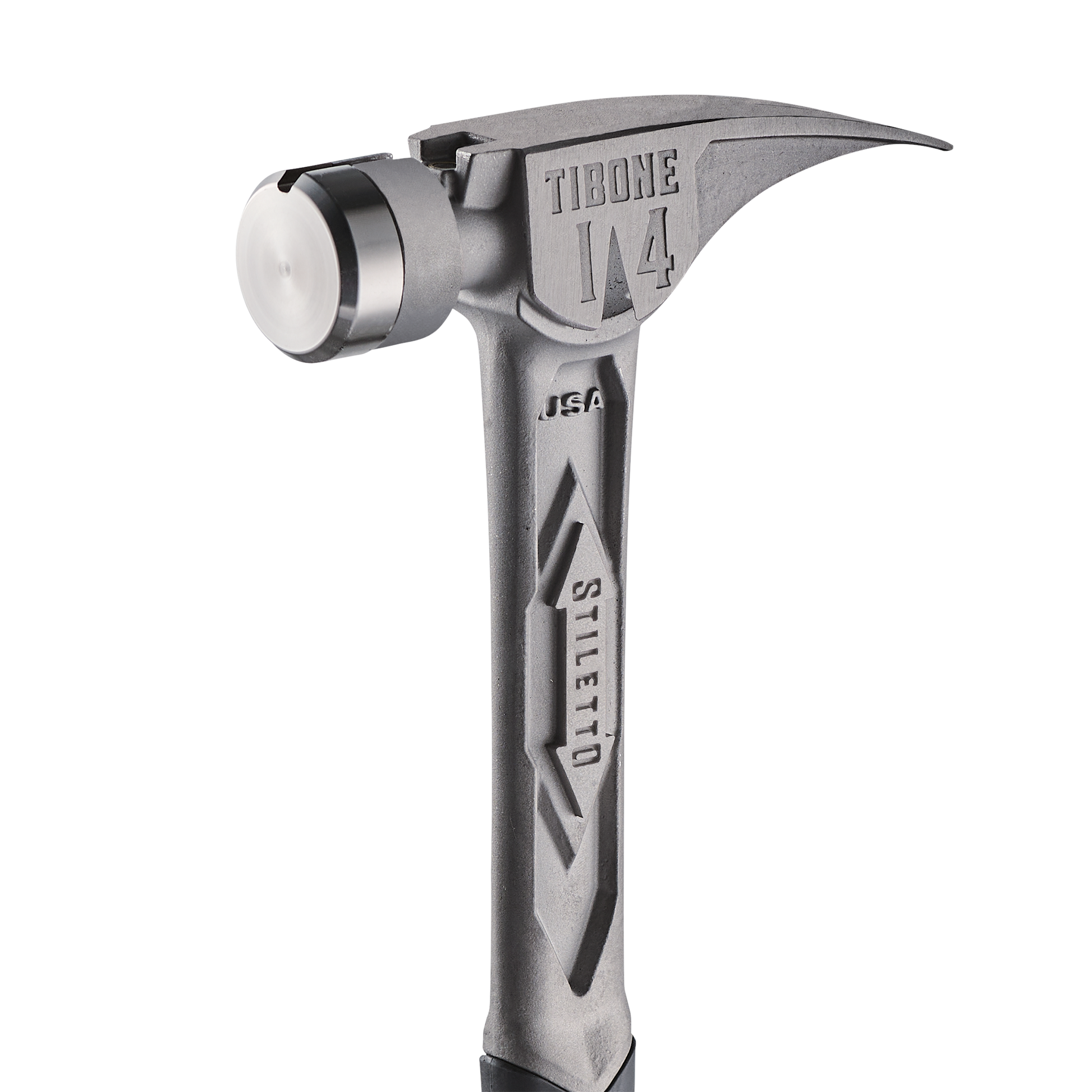 14oz titanium framing hammer with smooth face and curved claw for home improvement and construction tasks