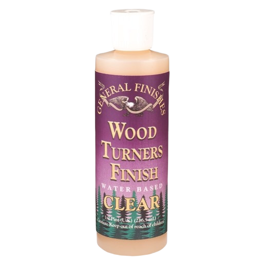 8 oz bottle of water based wood finishing product for woodturning in stains, sealers, and finishes collection