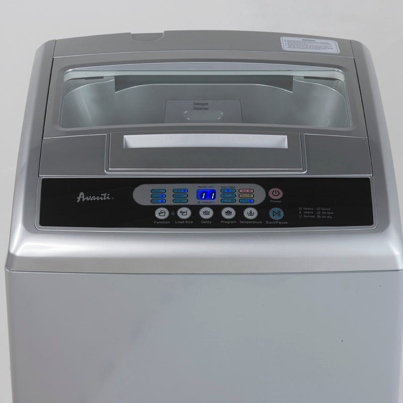 Top load platinum washer with digital control panel and multiple wash settings for washers and appliances collection