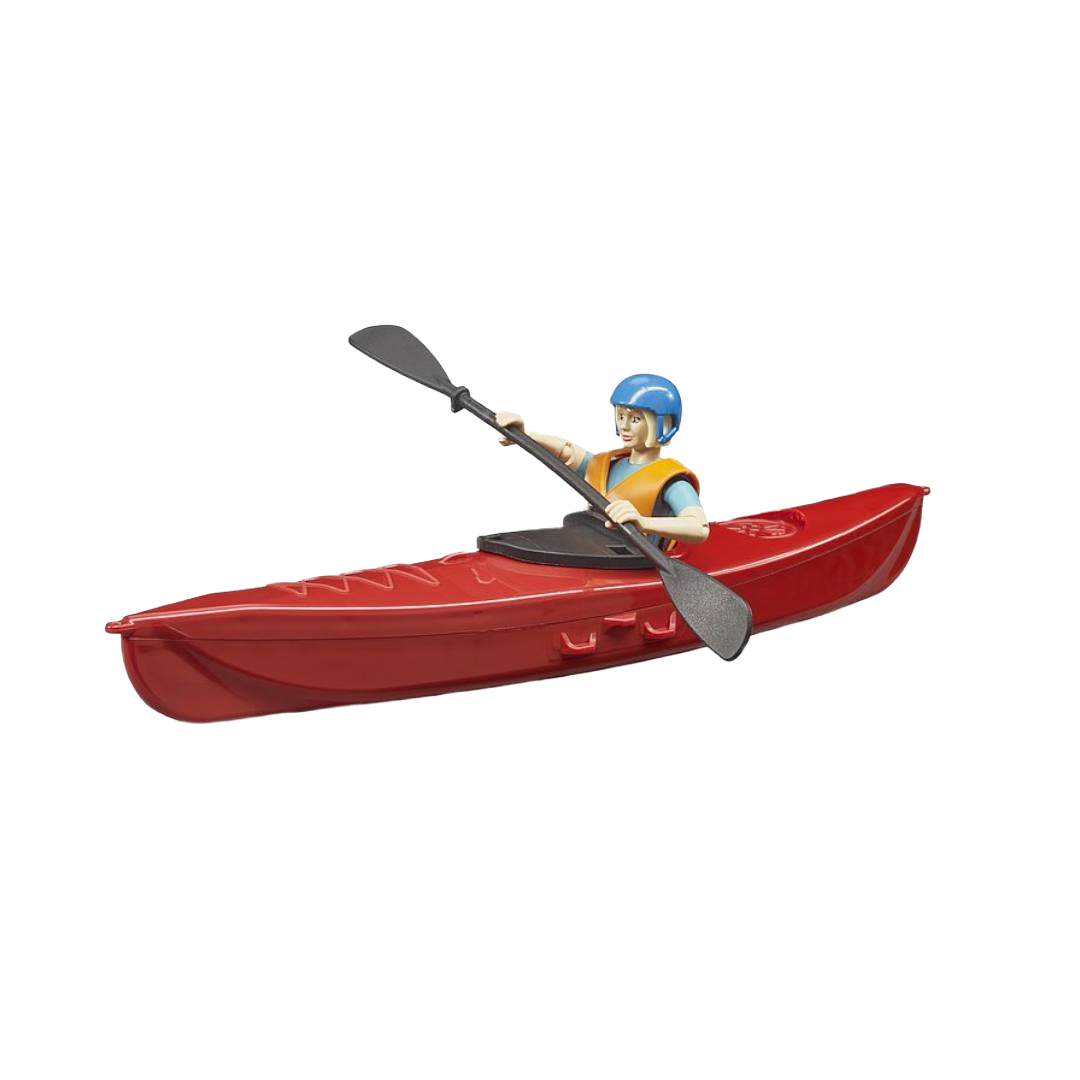 Bruder 63155 Bworld Kayak with Action Figure
