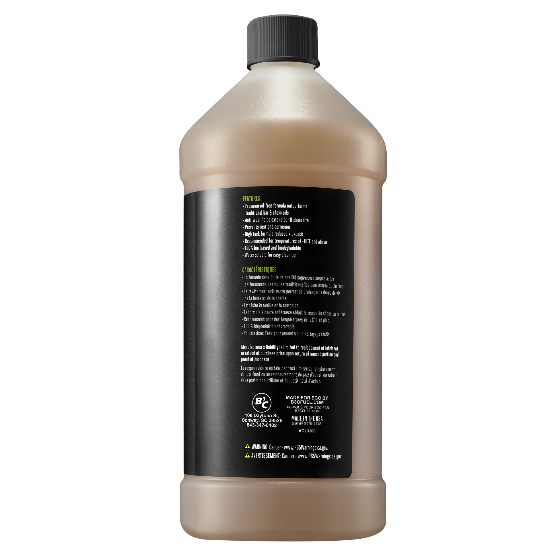 32-ounce bottle of premium bar and chain lubricant in Parts & Lubricants for home improvement tools under $50