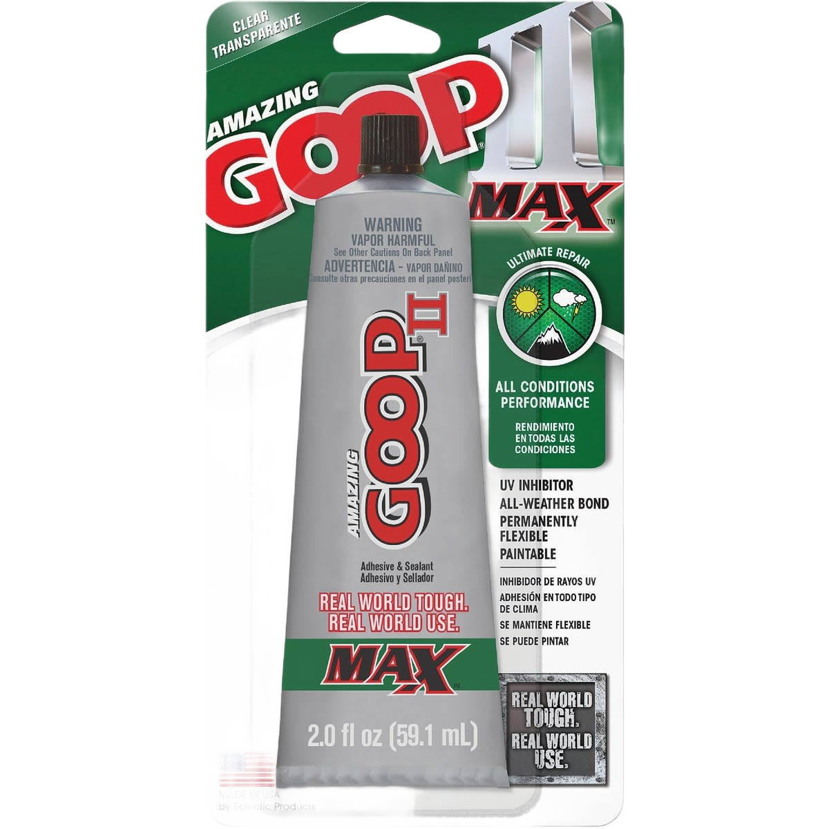 Tube of all-weather adhesive with flexible, waterproof bond for home improvement in glue and adhesives under $50 collections