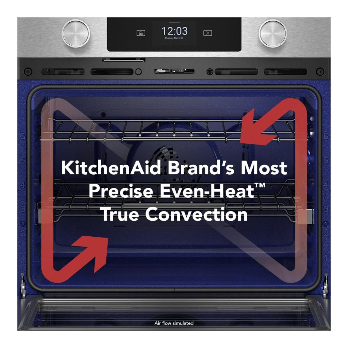 27-inch Smart Electric Combo Wall Oven with Assisted Cooking Modes - PrintShield™ Finish