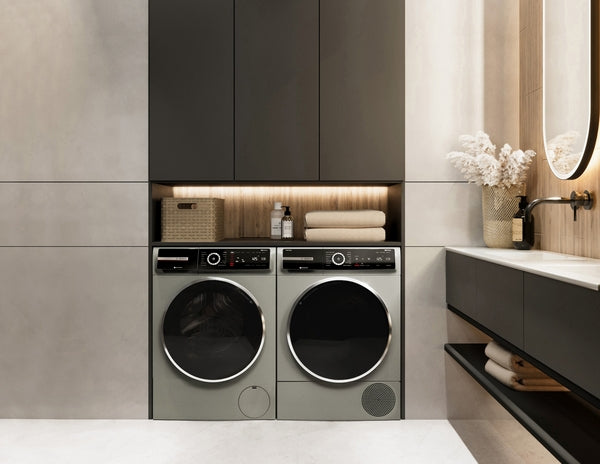 800 Series, Heat Pump Dryer, Pearl Steel