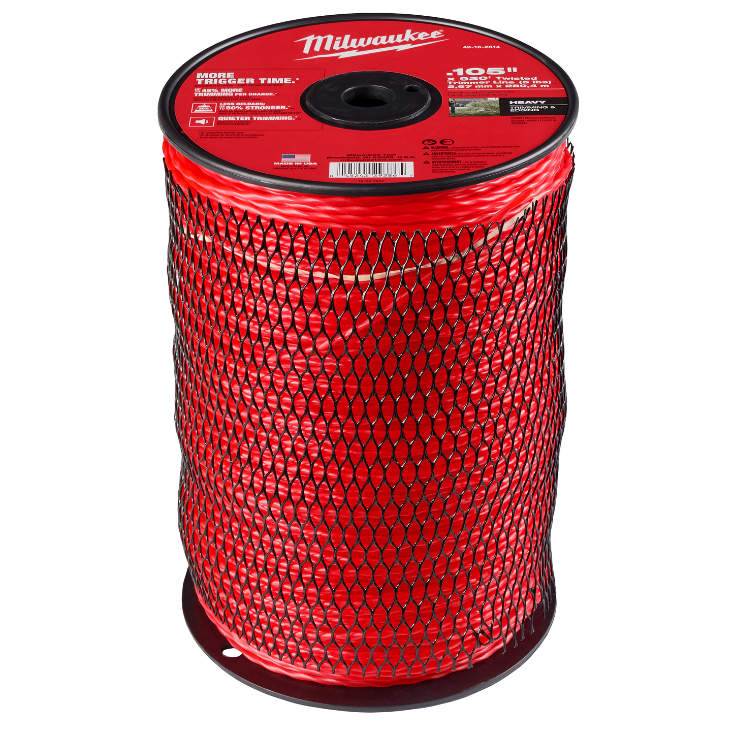 Milwaukee .105" x 920' (5 lbs.) Twisted Trimmer Line
