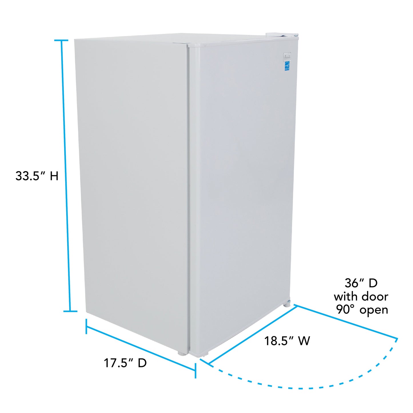 Avanti 3.2 cu. ft. Compact Refrigerator - White
