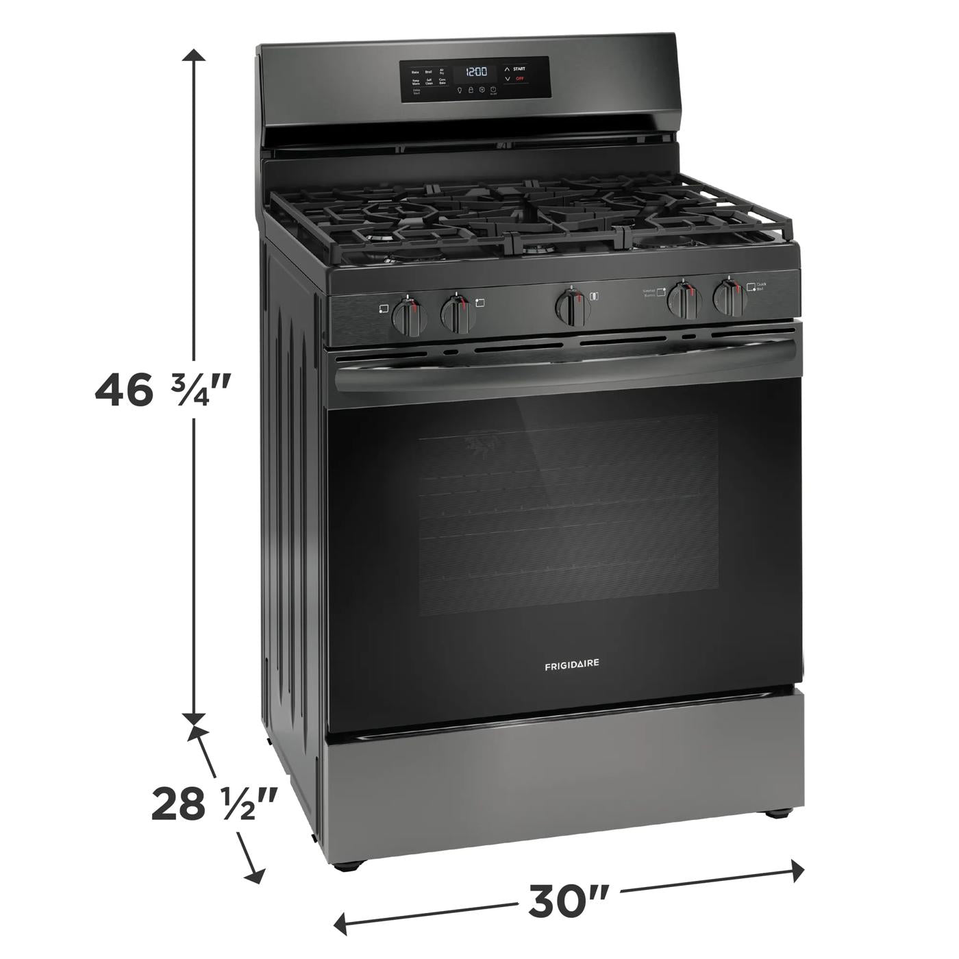 30" Gas Range with Air Fry
