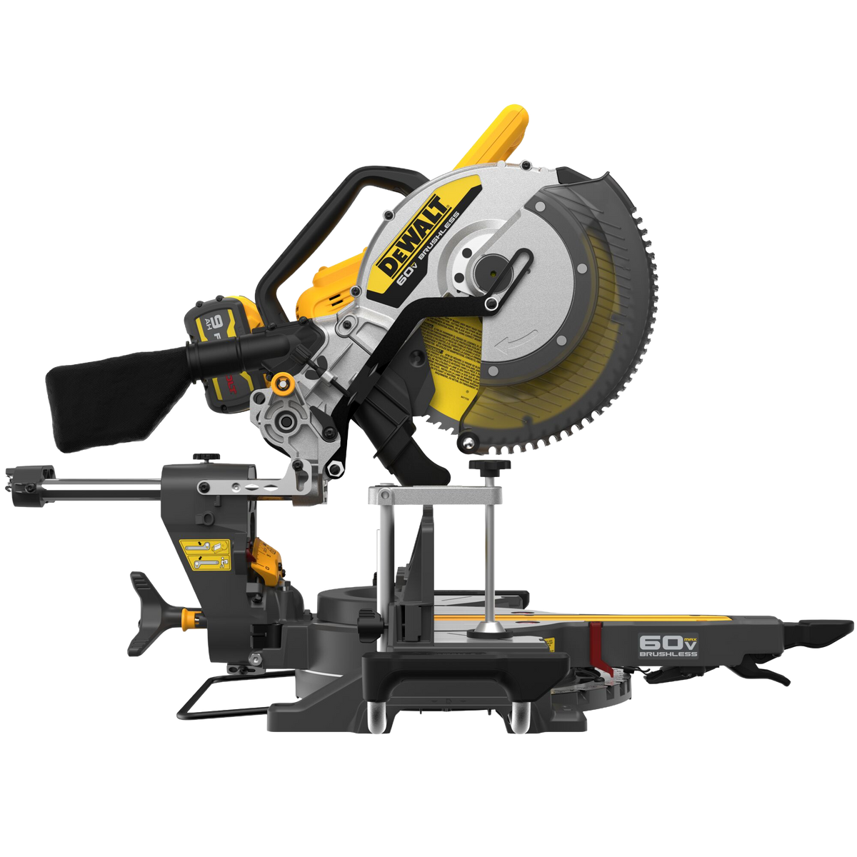 DEWALT 60V MAX* 12" Brushless Cordless Double-Bevel Sliding Miter Saw Kit