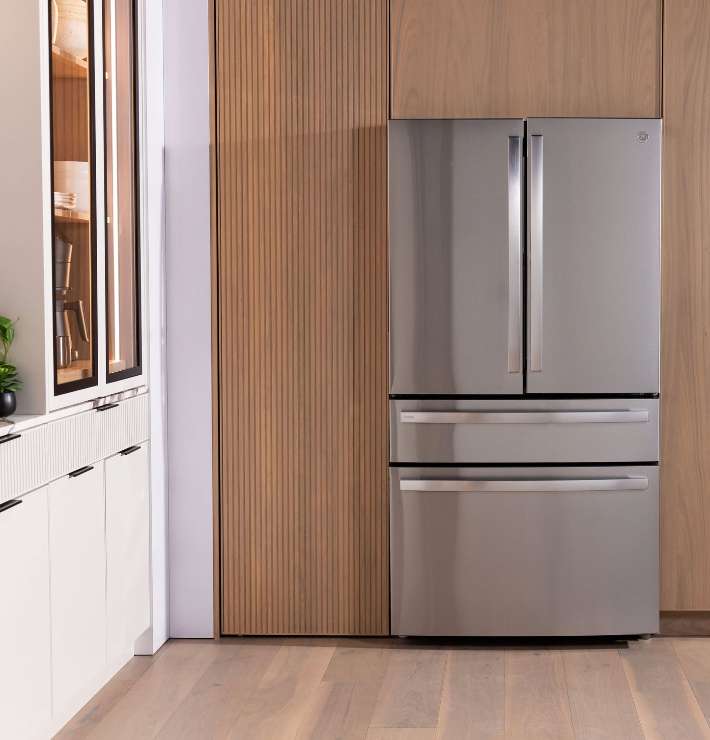 GE Profile™ ENERGY STAR® 23.2 Cu. Ft. Smart Counter-Depth Fingerprint Resistant 4-Door French-Door Refrigerator