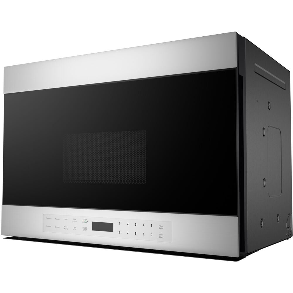 24-inch over-the-range microwave with stainless steel finish, black glass window, and digital control panel in Kitchen & Kitchenware collection