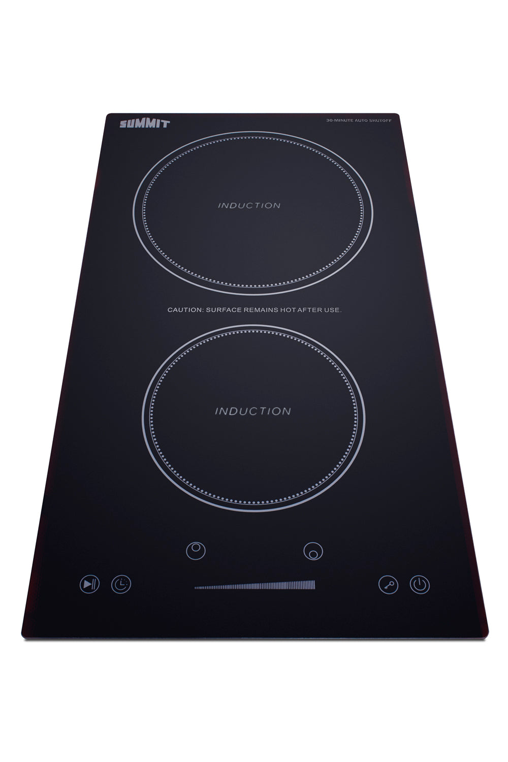12" Wide 115V 2-Zone Induction Cooktop With Safety Shutoff