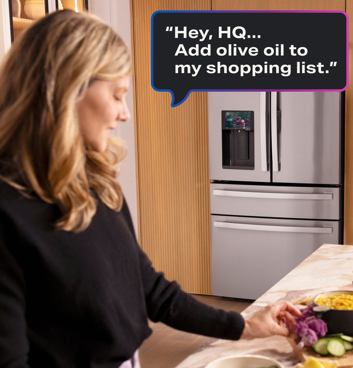 GE Profile™ ENERGY STAR® 27.9 Cu. Ft. Smart 4-Door French-Door Refrigerator with Kitchen Assistant™