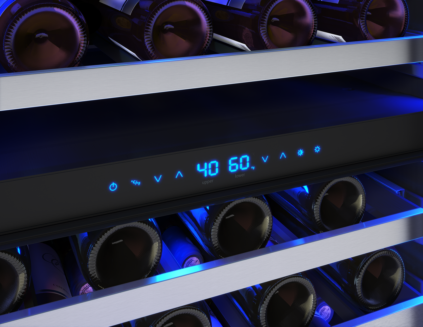 Wine Cooler 24", Reversible, Dual Zone