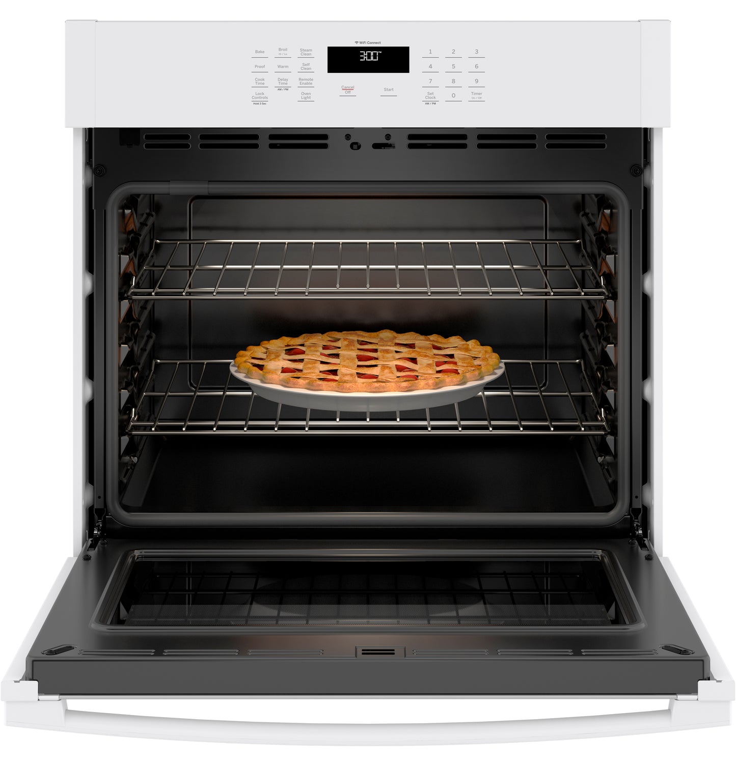 GE® 30" Smart Built-In Self-Clean Single Wall Oven