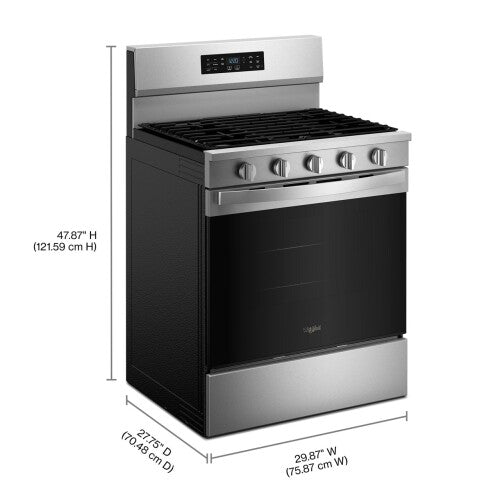 30-inch Gas Range with Air Cooking Technology and EZ-2-Lift™ Hinged Grates