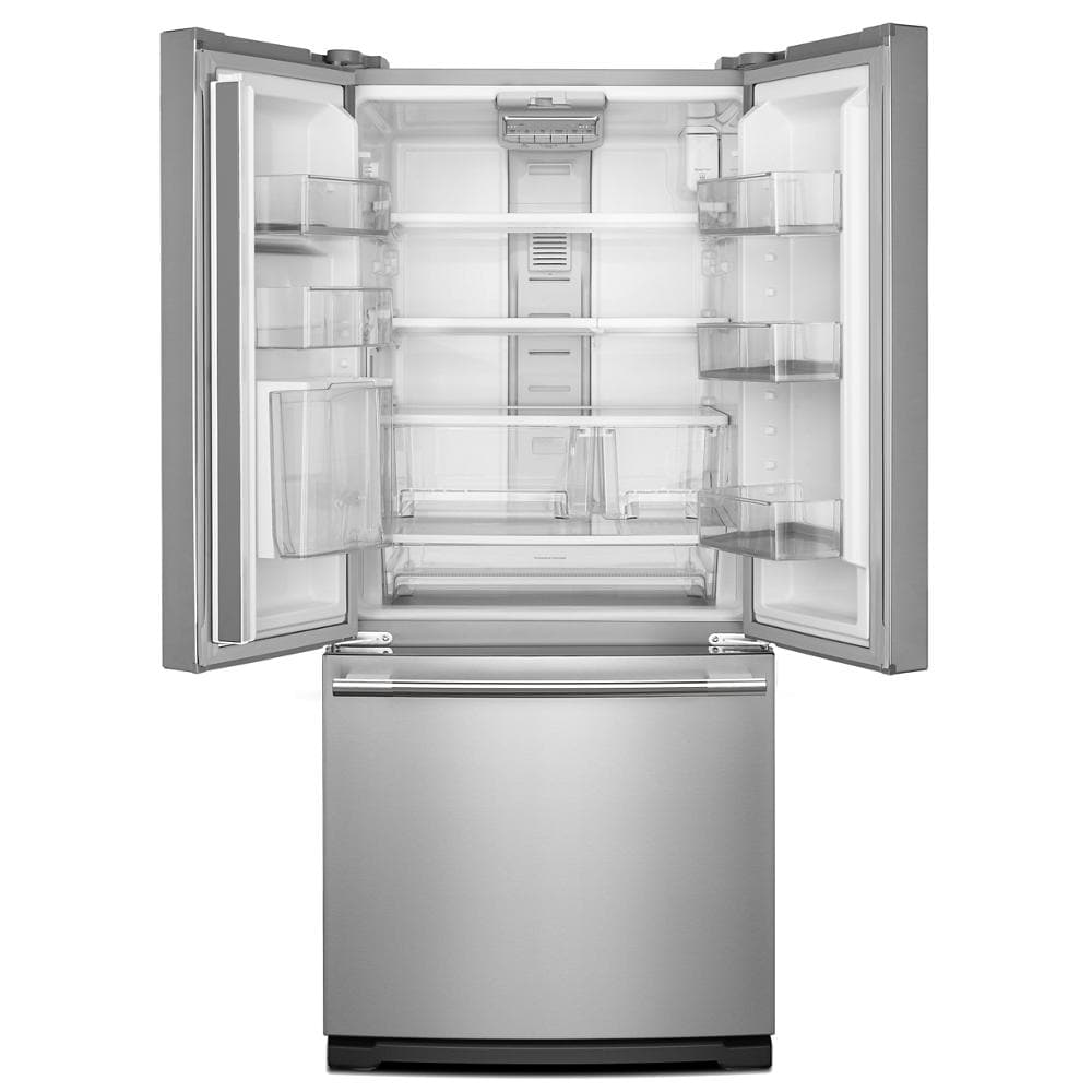 20 Cu. Ft. 30-Inch French Door Refrigerator with Interior Ice and Water Dispenser in PrintShield® Stainless Steel