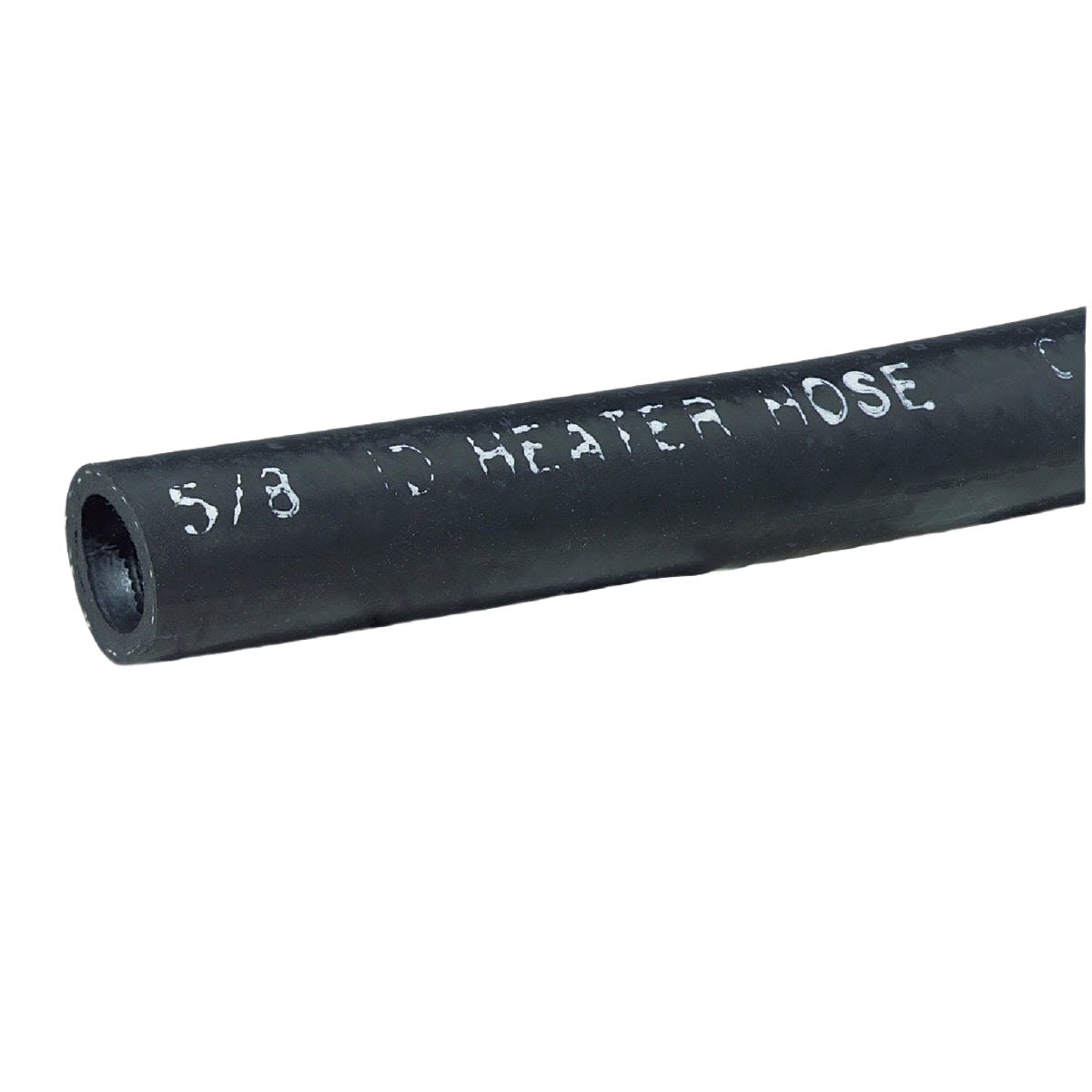 Flexible black rubber heater hose for plumbing parts and repair, designed for heat and weather resistance in home improvement projects