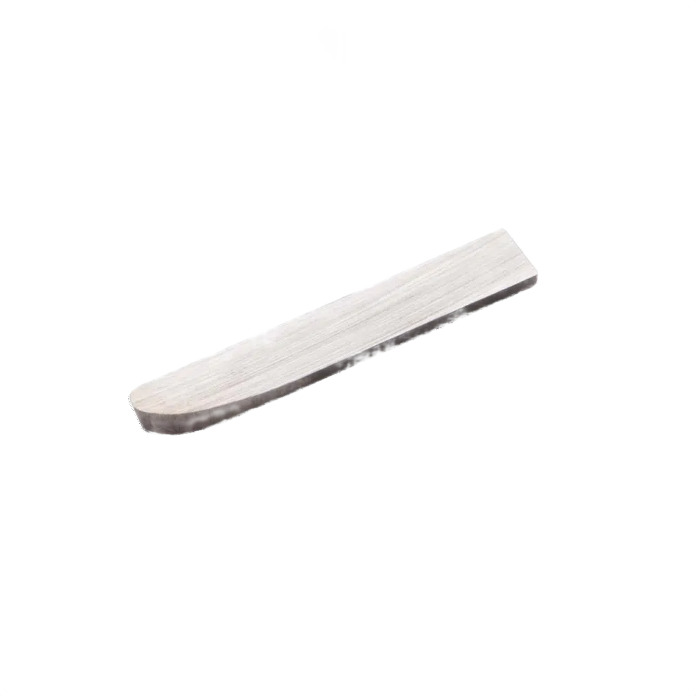 Polished round end steel swivel tip blade for precision woodworking and home improvement tasks