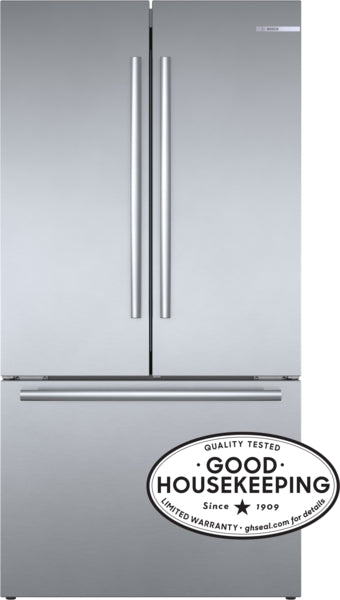 800 Series, French Door Bottom Mount Refrigerator, 36'', Stainless Steel