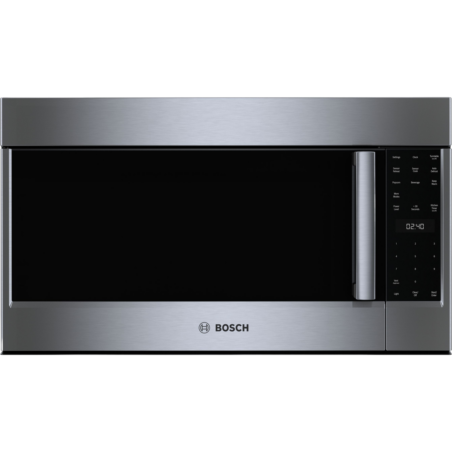 500 Series, Over-The-Range Microwave, 30'', Left SideOpening Door, Stainless Steel