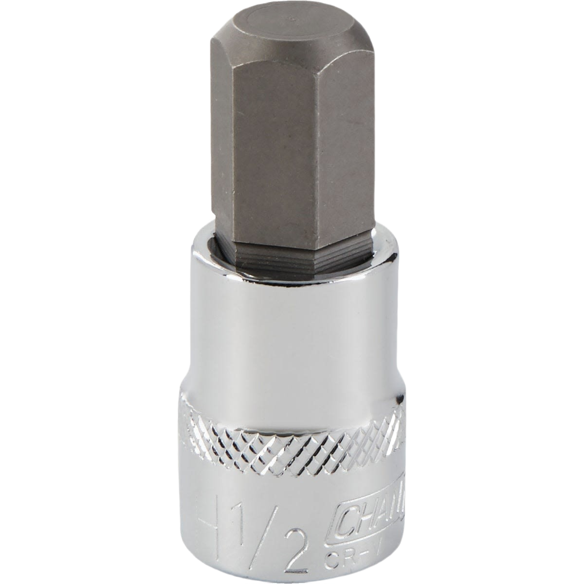 Chrome vanadium steel hex bit socket with textured grip, part of Hand Tools and Sockets & Ratchets collections under $50