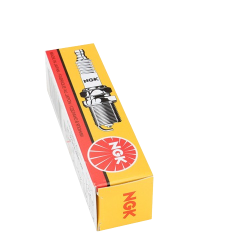 NGK spark plug in yellow and red packaging for parts and lubricants in home improvement tools collection