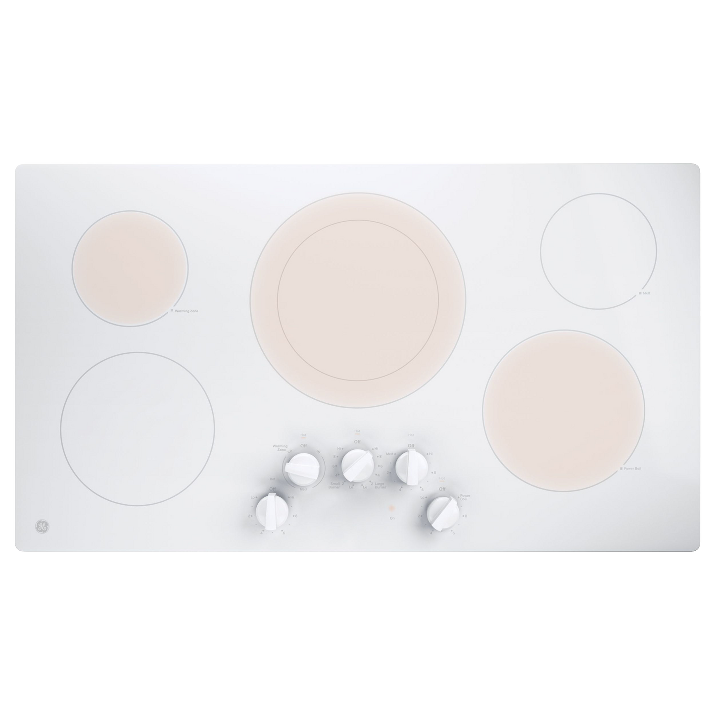GE® 36" Built-In Knob Control Electric Cooktop