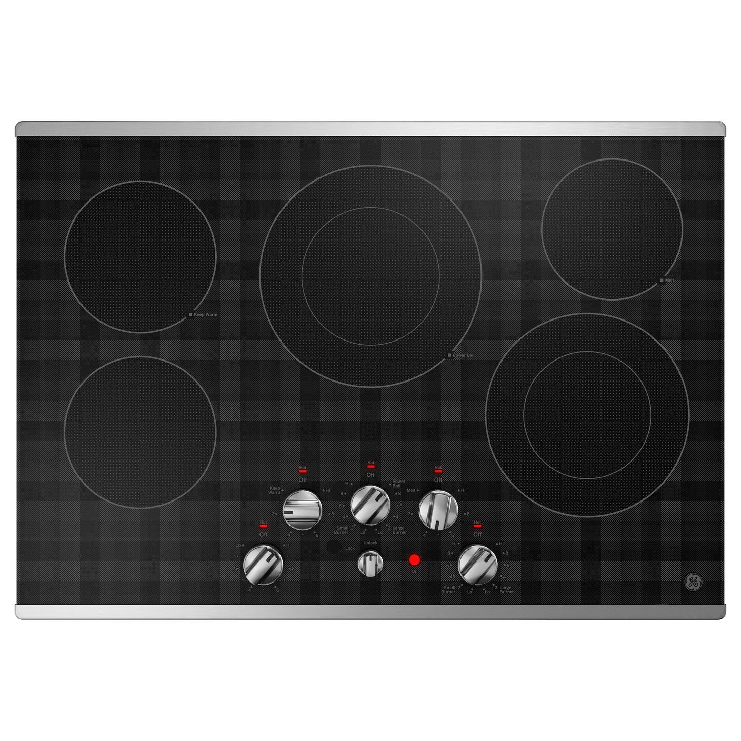 GE® 30" Built-In knob Control Electric Cooktop