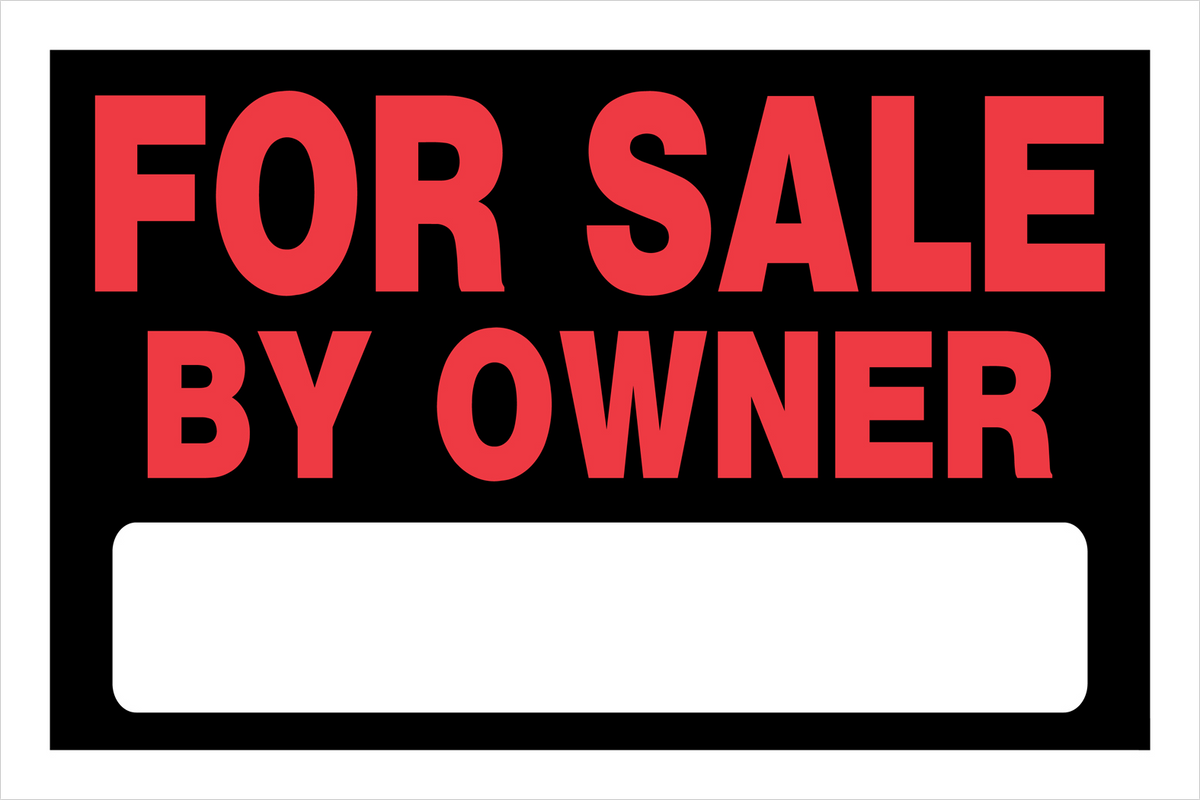 Hillman For Sale by Owner Sign (8" x 12")