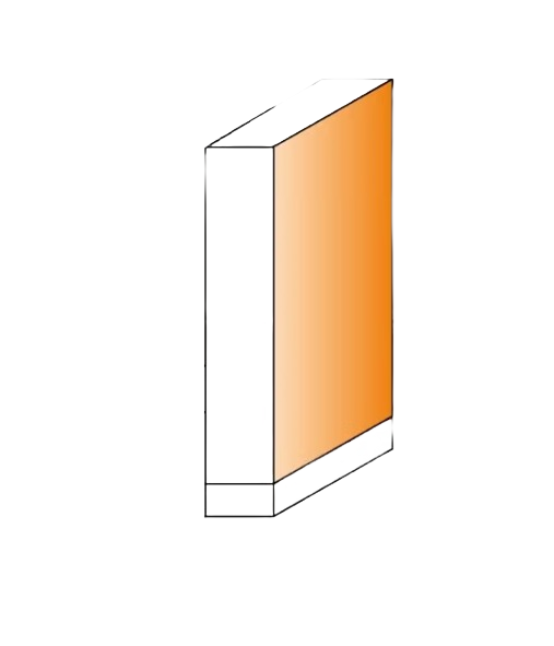 CMT Orange Tools 3/4" x 1" Flush Trim Bit, 1/4" Shank