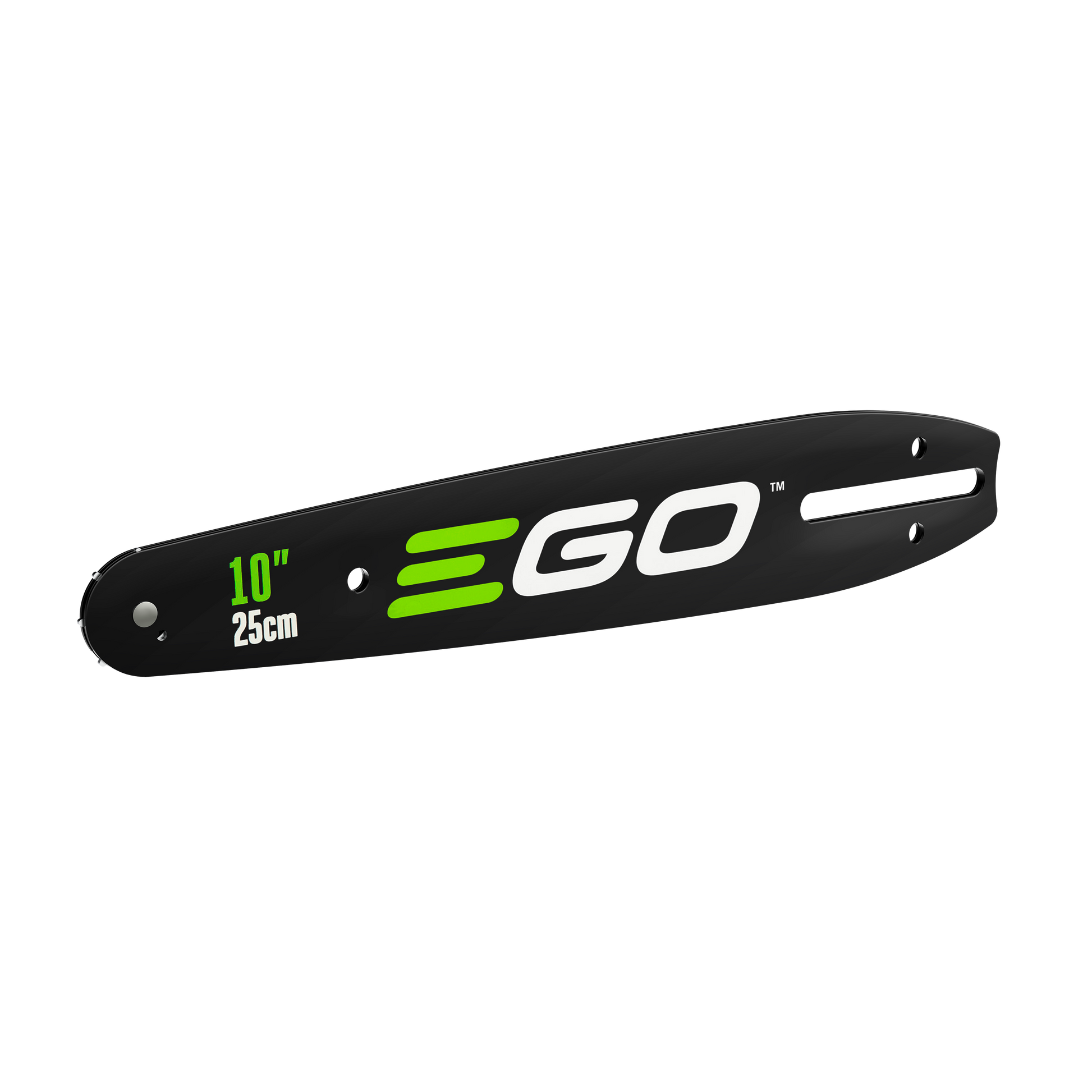 10-inch black saw bar with green and white logo for pole saws in power tool accessories and saw accessories collections