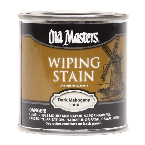 Old Masters Dark Mahogany oil-based wiping stain for wood and surfaces in Stains & Sealers and Home Improvement collections