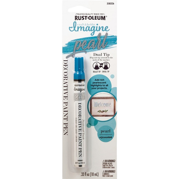 Rust-Oleum Aquamarine Pearl Paint Pen for Crafts – Hartville Hardware