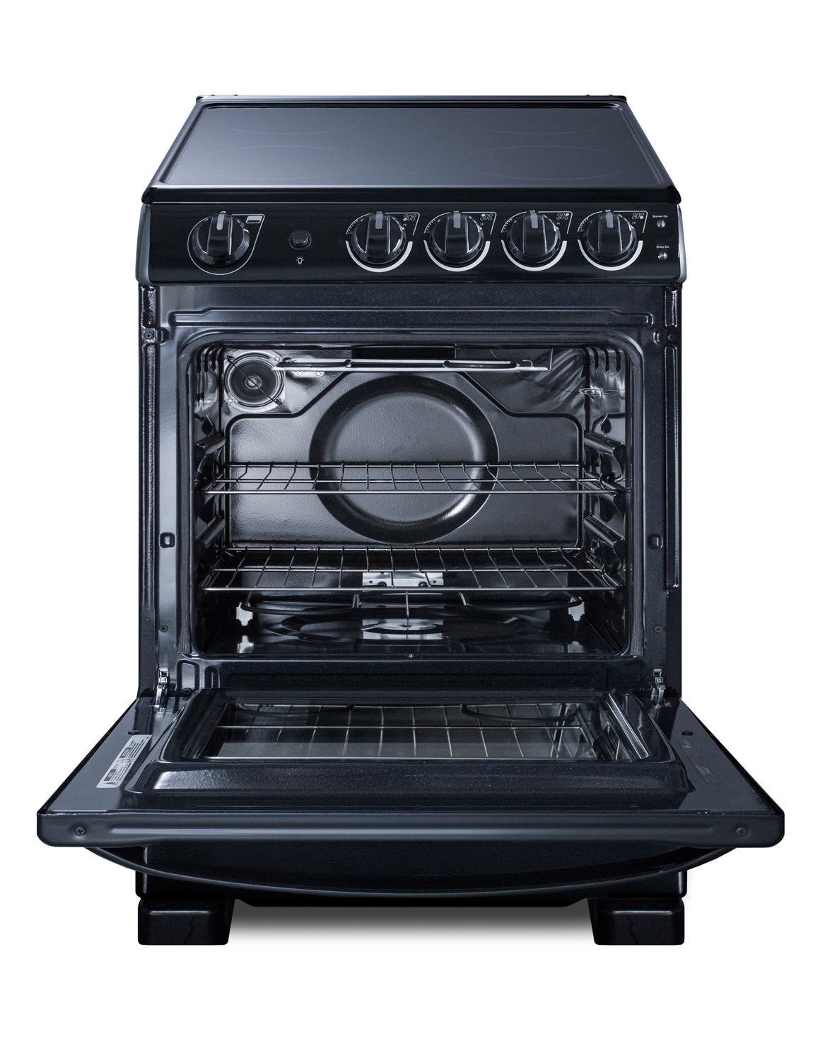 24" Wide Electric Smooth-Top Range