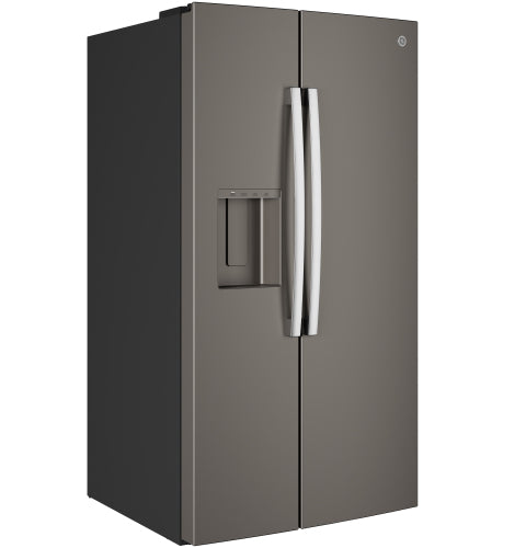 GE® 27.9 Cu. Ft. Side-By-Side Refrigerator with Extra Tall Dispenser and In-Door Icemaker