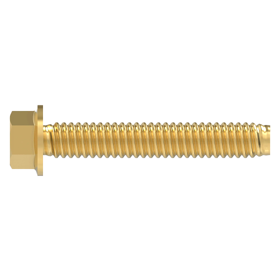 John Deere 19M7834 M6 X 45 Hexagonal Head Flanged Screw, 10-Pack