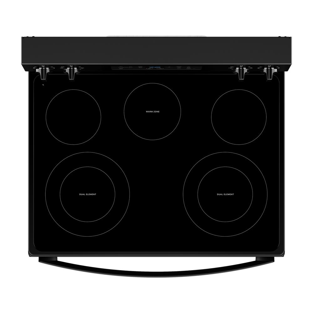 Black smooth electric cooktop with five burners and digital control panel from Ranges & Kitchen & Kitchenware collections