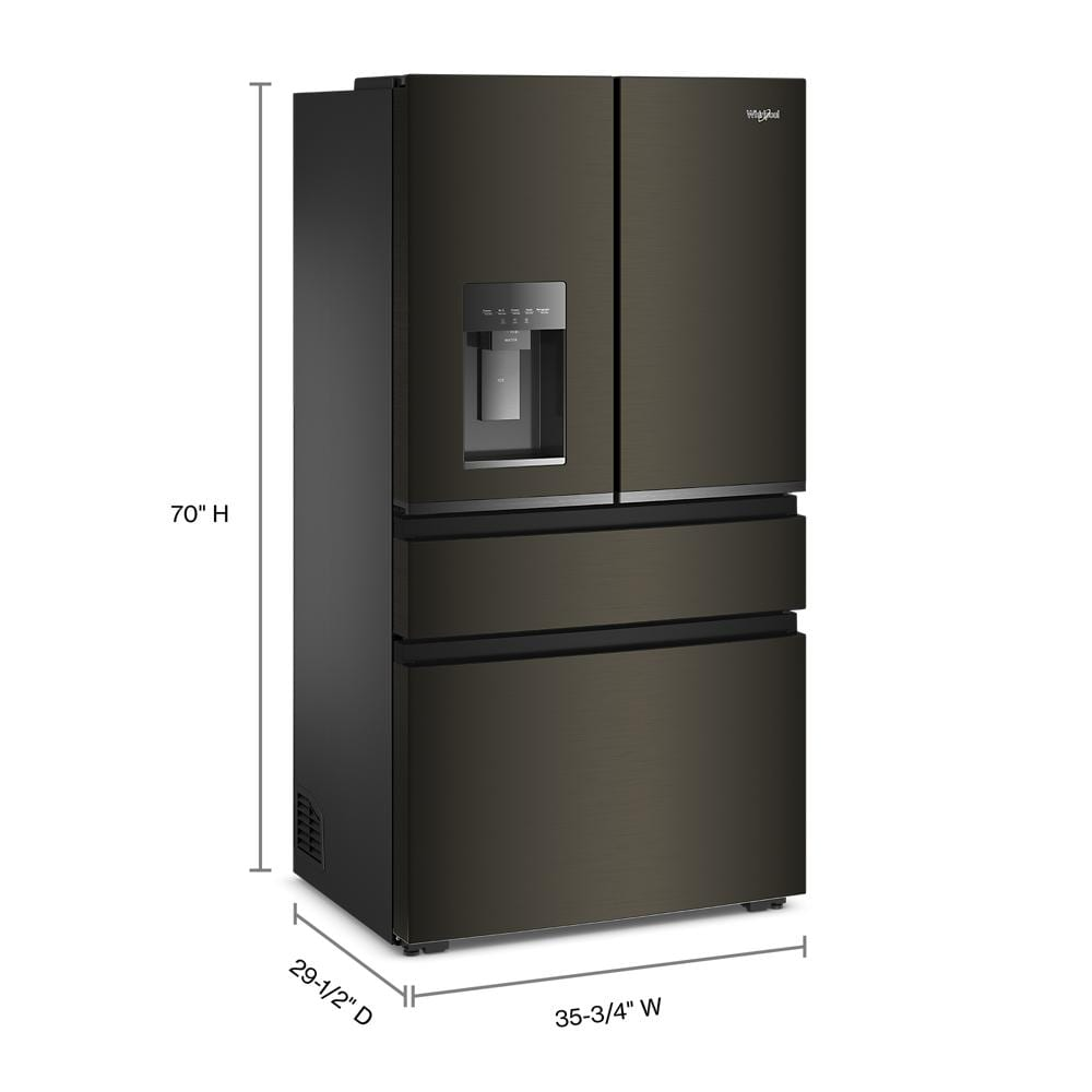 36-inch Wide True Counter Depth 4-Door French Door Refrigerator - 22 cu. ft.