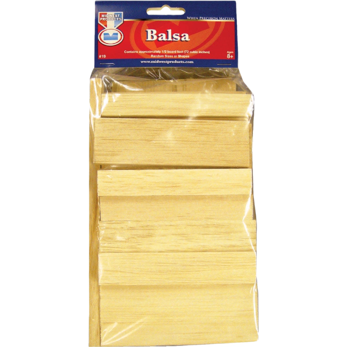 Pack of assorted balsa wood boards in various sizes for home improvement and craft projects in hardware and fasteners collections