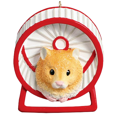 Rudolph & Me Personalized Hamster Ornament