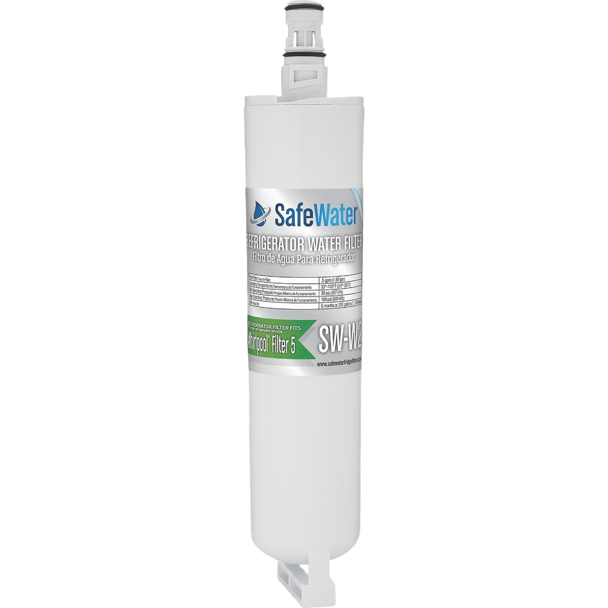 White water filter cartridge for icemaker and refrigerator in plumbing and water filtration collections