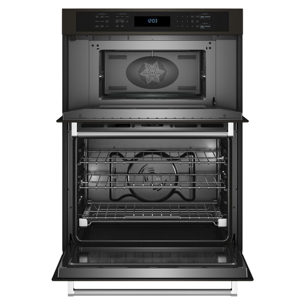 KitchenAid® 30" Combination Microwave Wall Ovens with Air Fry Mode.