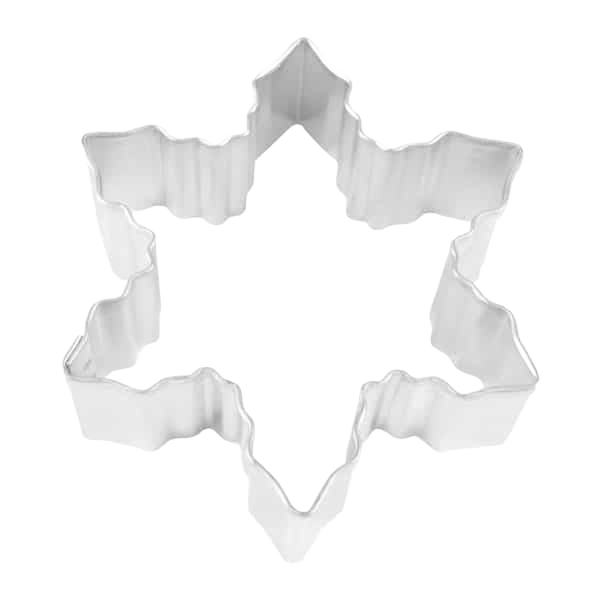Tinplated steel snowflake-shaped cookie cutter for kitchen gadgets and bakeware under $50 collections