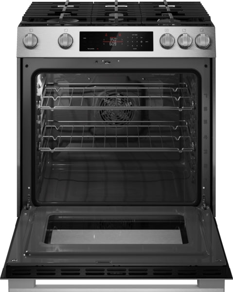 300 Series, Slide-in Gas Range, Stainless Steel